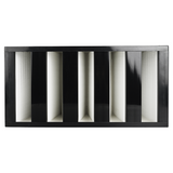 High Efficient ABS Plastic Frame v Bank Fibreglasss Combined Ventilation Filter