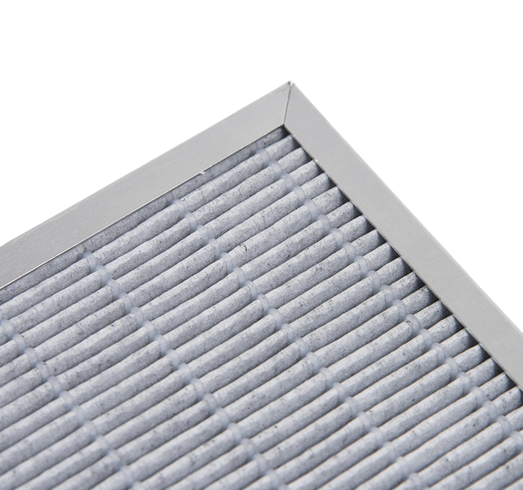 Activated Carbon Pleated Cloth Filters Media Active Carbon HEPA Air Filter