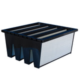 High Efficient ABS Plastic Frame v Bank Fibreglasss Combined Ventilation Filter