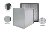 Box Filter Deep Pleated Separator Laminar Flow Hood H13 H14 Hepa Filter for Ventilation System