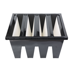 High Efficient ABS Plastic Frame v Bank Fibreglasss Combined Ventilation Filter