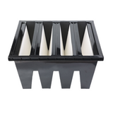 High Efficient ABS Plastic Frame v Bank Fibreglasss Combined Ventilation Filter