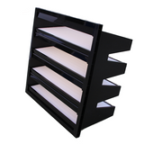 High Efficient ABS Plastic Frame v Bank Fibreglasss Combined Ventilation Filter